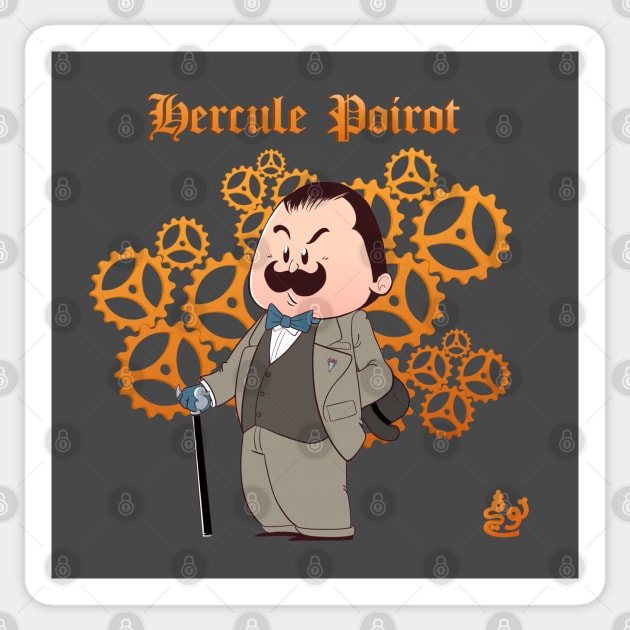 hercule poirot Sticker by Togui Shop